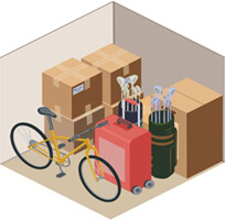 Small Storage Units Storage on Terminal