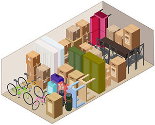 Storage Containers at Storage on Terminal